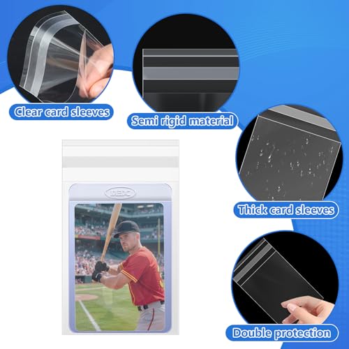 DEDC Premium Resealable Team Bags for Graded Trading Cards