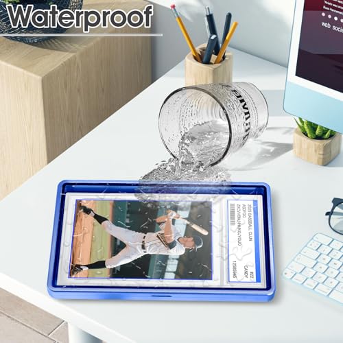 DEDC Premium Magnetic Metal Graded Card Display Case