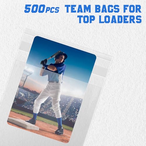 DEDC Professional Resealable Team Bags for Trading Cards