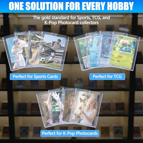 DEDC Professional Rigid Top Loader Card Protection System