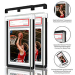 DEDC Premium Magnetic Acrylic Display Case for PSA Graded Cards