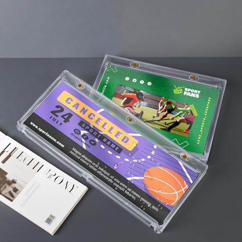 DEDC Professional Magnetic Booklet Card Display Case