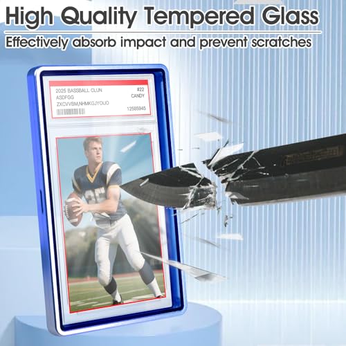 DEDC Premium Magnetic Metal Graded Card Display Case