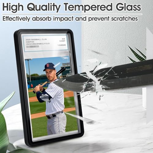 DEDC Premium Aluminum Graded Card Display Case