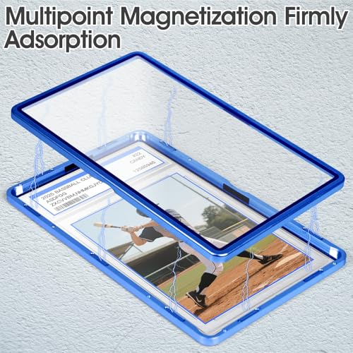 DEDC Premium Magnetic Metal Graded Card Display Case