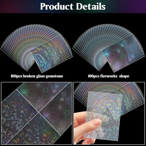 DEDC Premium Holographic TCG Protective Deck Sleeves