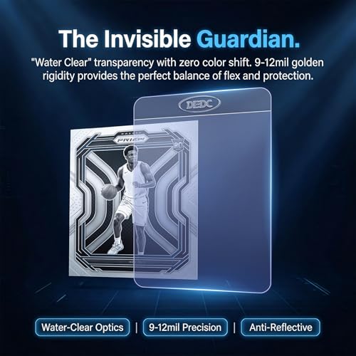 DEDC Professional Grade Semi-Rigid Trading Card Holders