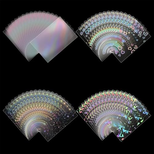 DEDC Premium Holographic TCG Protective Deck Sleeves