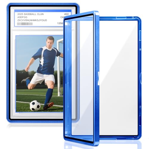 DEDC Premium Magnetic Metal Graded Card Display Case